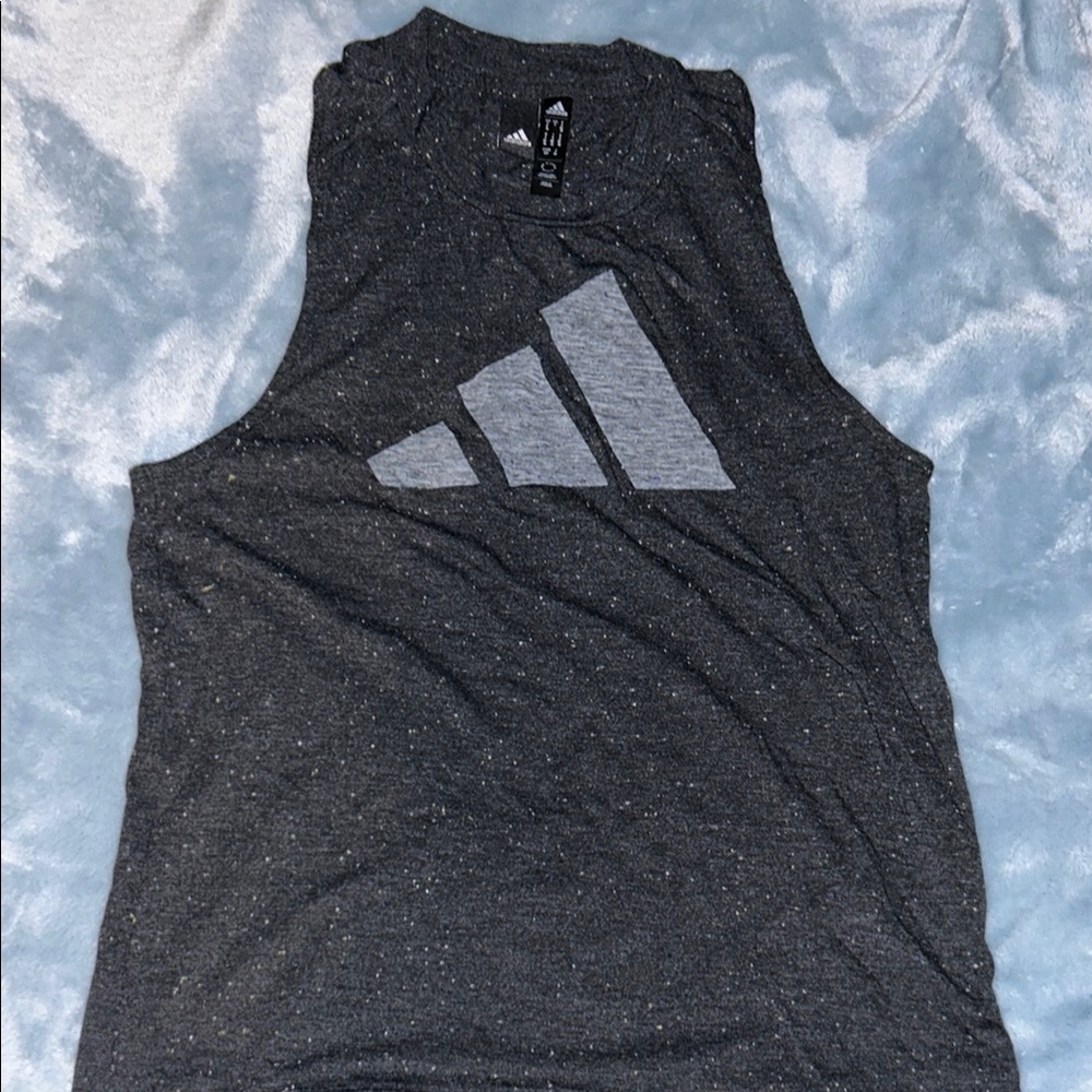 Adidas Charcoal Sleeveless Top